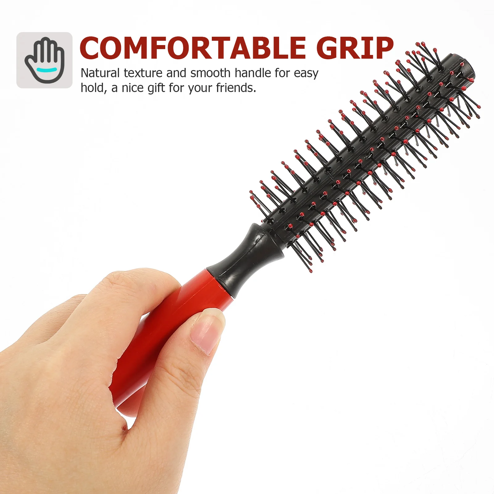 

6pcs Anti static Roller Combs Hairbrushes for Straightening Detangling Massage Scalp Care Smoother