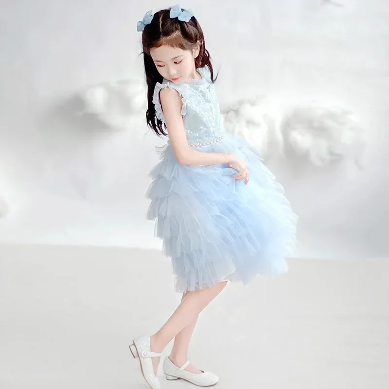 Girls' Dress for Kids Girl Simple and Elegant Formal Dress Dresses for Special Events Young Girls Dresses 2 to 8 Years Ball Gown