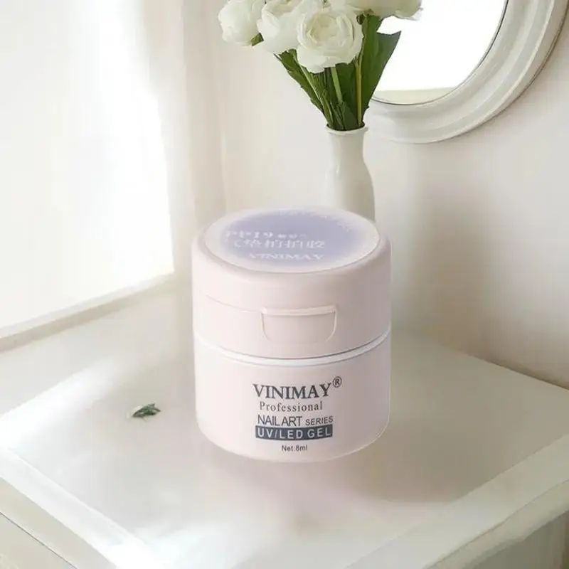 Nail Art Patting Glue Nail Polish Pat Painting Gel With Sponge Tool And Gripper Slap Nail Polish Soak Off UV LED For Manicure