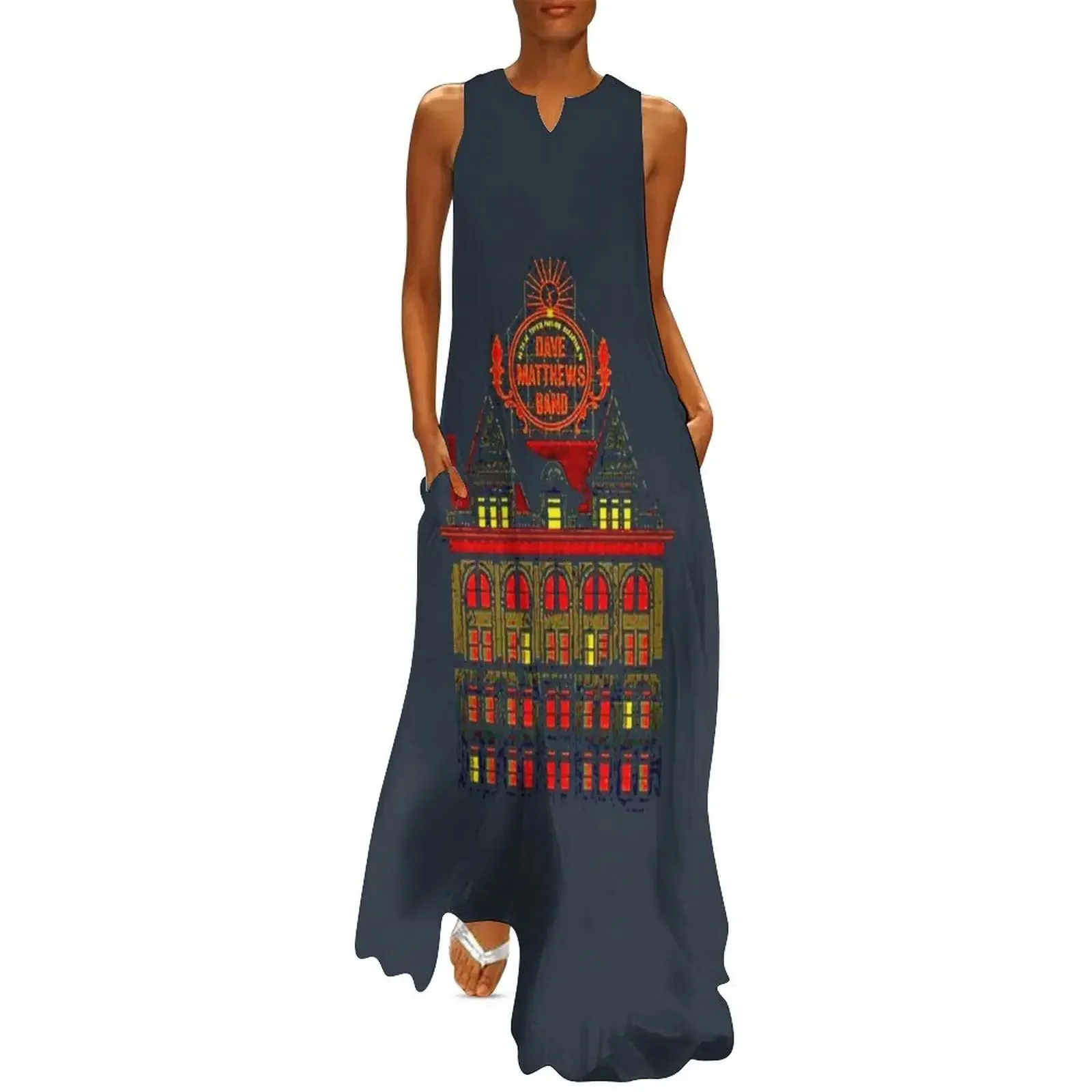 

D.M.B - 445 -dave matthews - trending Long Dress summer clothes Long dress Dress