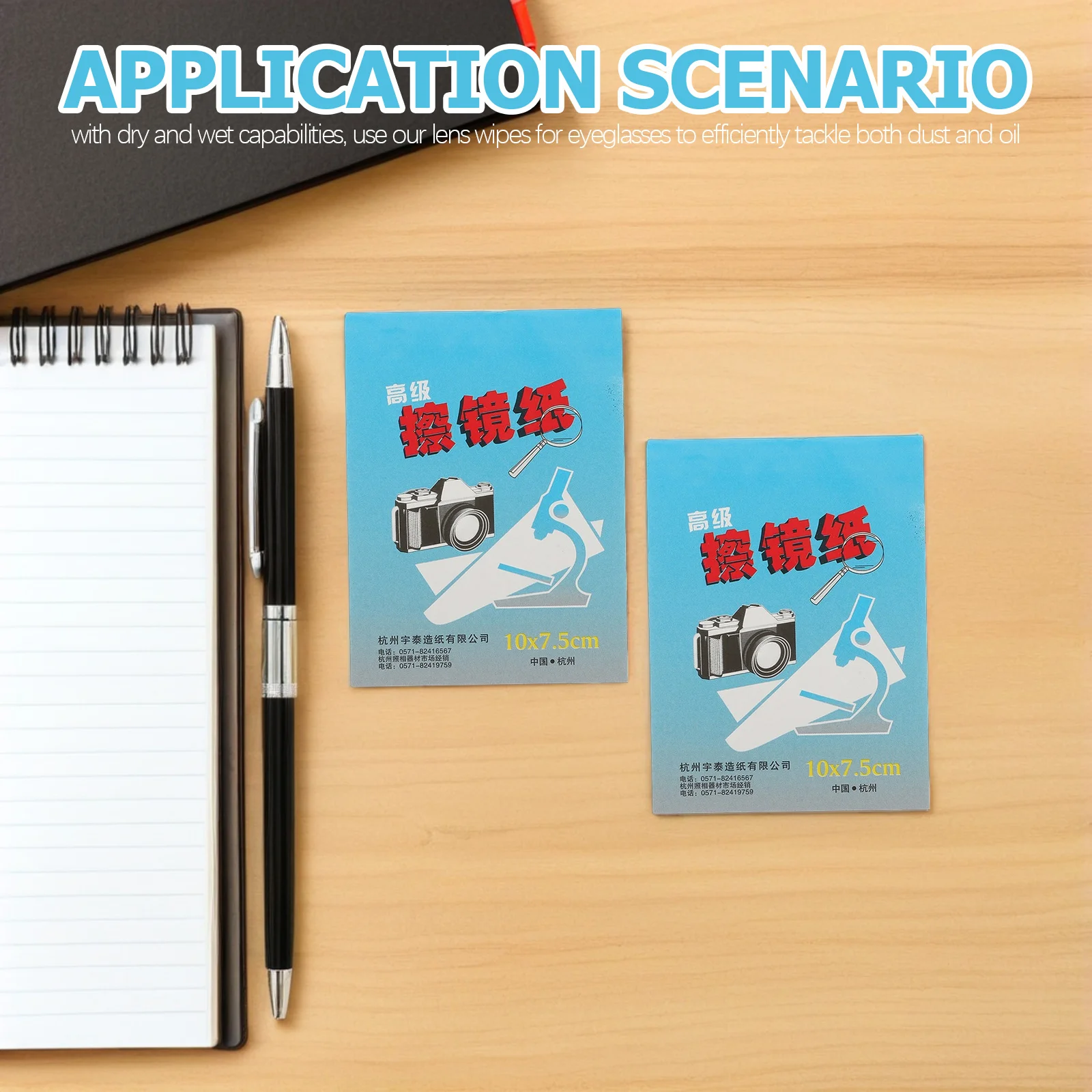 

1000 Sheets Advanced Lens Cleaning Tissue Microfiber Wipes for Eyeglasses Camera and Microscope Optical Surfaces Dry Wet Use