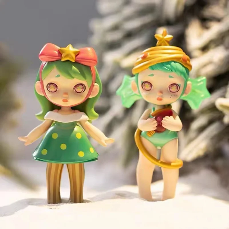 

Оригинальные игрушки, модель серии Laura Christmas, подтвержденный стиль, милая аниме-фигурка, Подарочная коробка сюрпризов