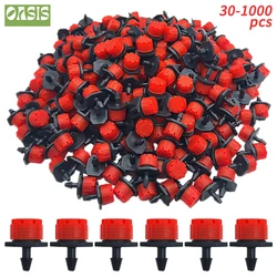 OASIS 30-1000PCS 4/7mm Garden Irrigation Nozzle Adjustable Dripper Watering Sprinkler Emitter Micro Drip Balcony Yard Greenhous