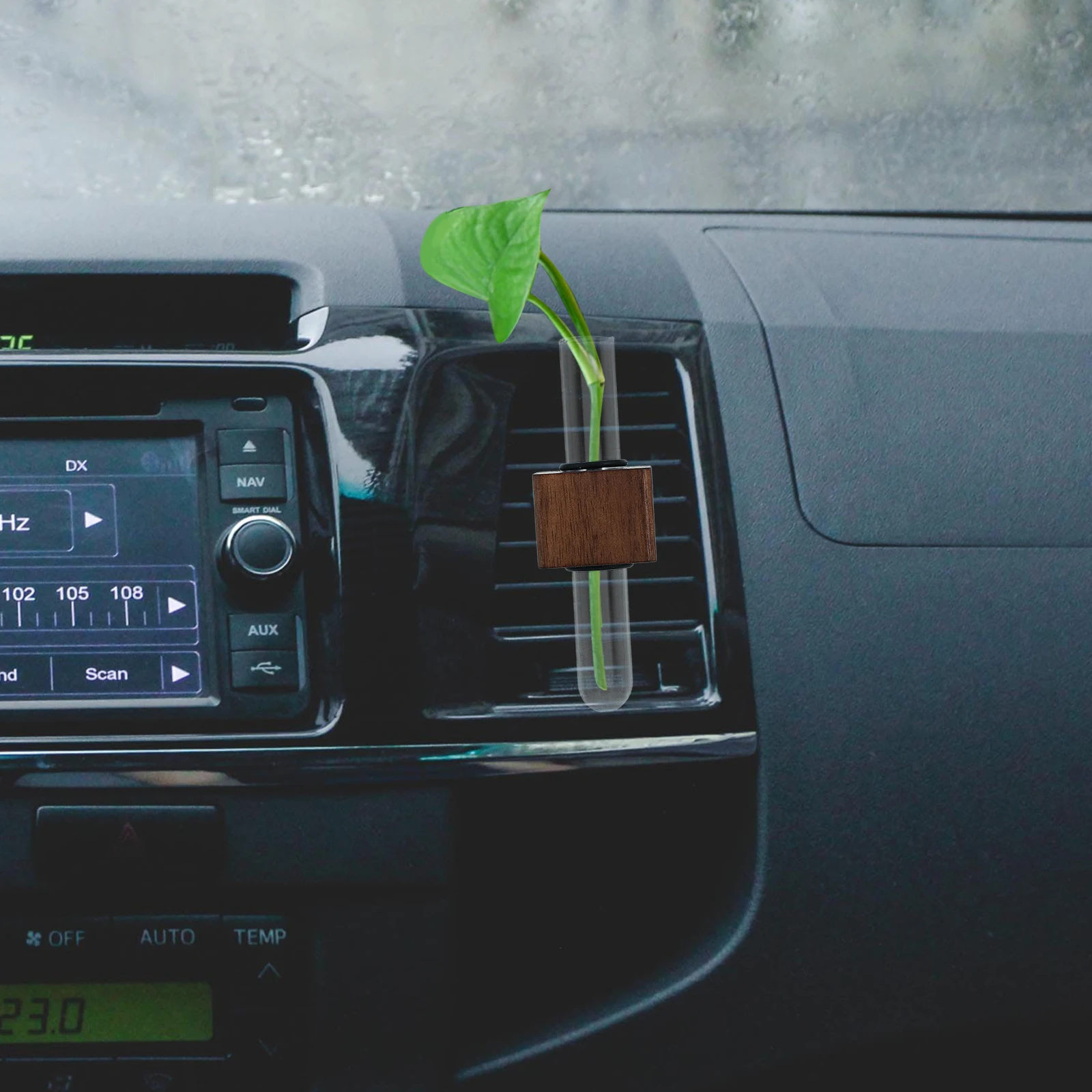 

Aromatherapy Diffuser Air Vent Clips Car Interior Supplies Flower Vase Holder Stylish Design Durable Material Purification