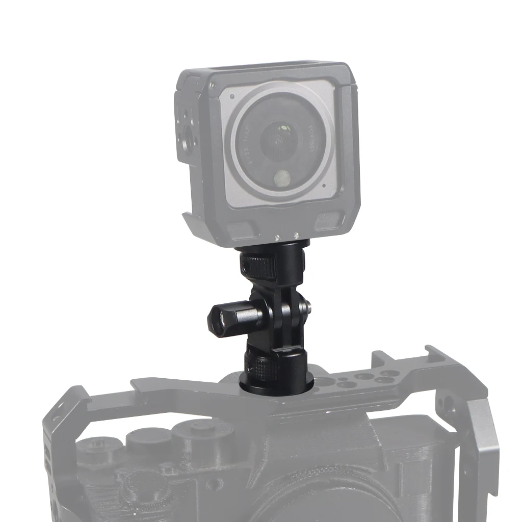 Aluminiumlegierung 1/4 Zoll Mini Stativadapter Halterung Basis für Gopro 13 12 11 10 für Insta360 X5 X4 X3 X2 für DJI Osmo Action Kamera – Detail 29