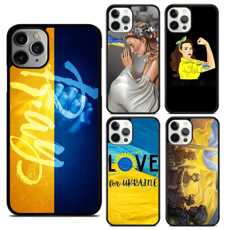 Ukraina Ukraina Cô Gái Mềm Mại Ốp Lưng Điện Thoại iPhone 14 11 12 13 Pro Max X XR XS SE 2020 6S 7 8 Plus Galaxy S21 S22 Bao Fundas