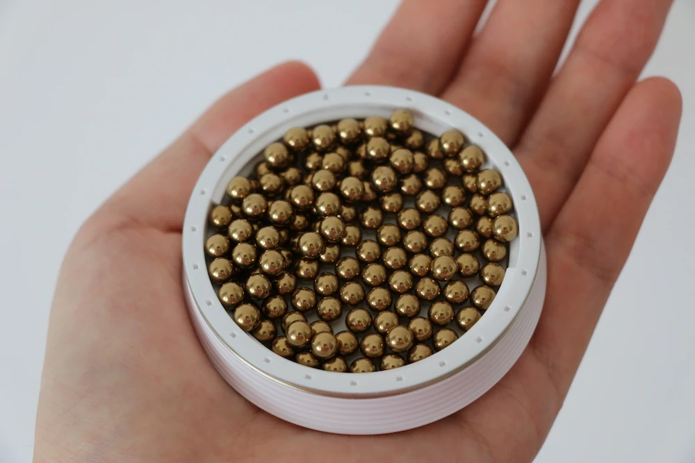 4.5mm 200 PCS Solid Brass ( H62 )  Bearing Ball Free Shipping