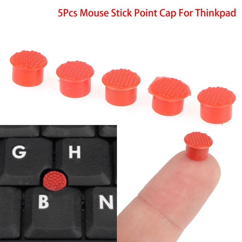 5Pcs Laptop Keyboard Trackpoint Pointer Mouse Stick Point Cap For Thinkpad IBM