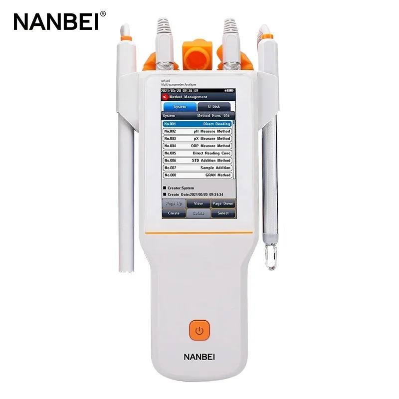 New design portable digital multiparameter water quality meter analyzer sensor