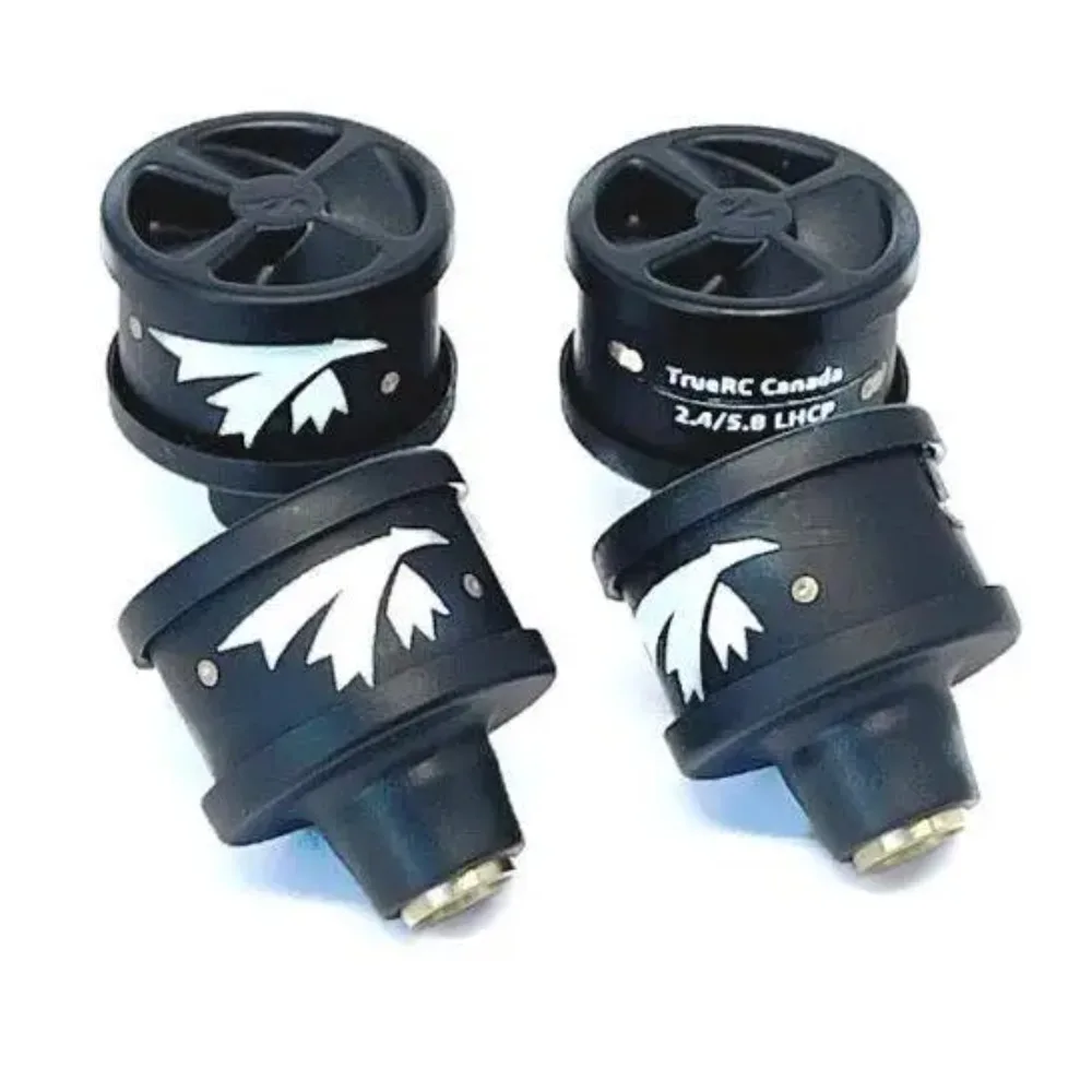 UniFlyTrueRC DUALITY 2.4/5.8G Dual-band CP Omni Stubby LHCP Antena (4-Pack For DJ Goggles V2 First Person View VR）