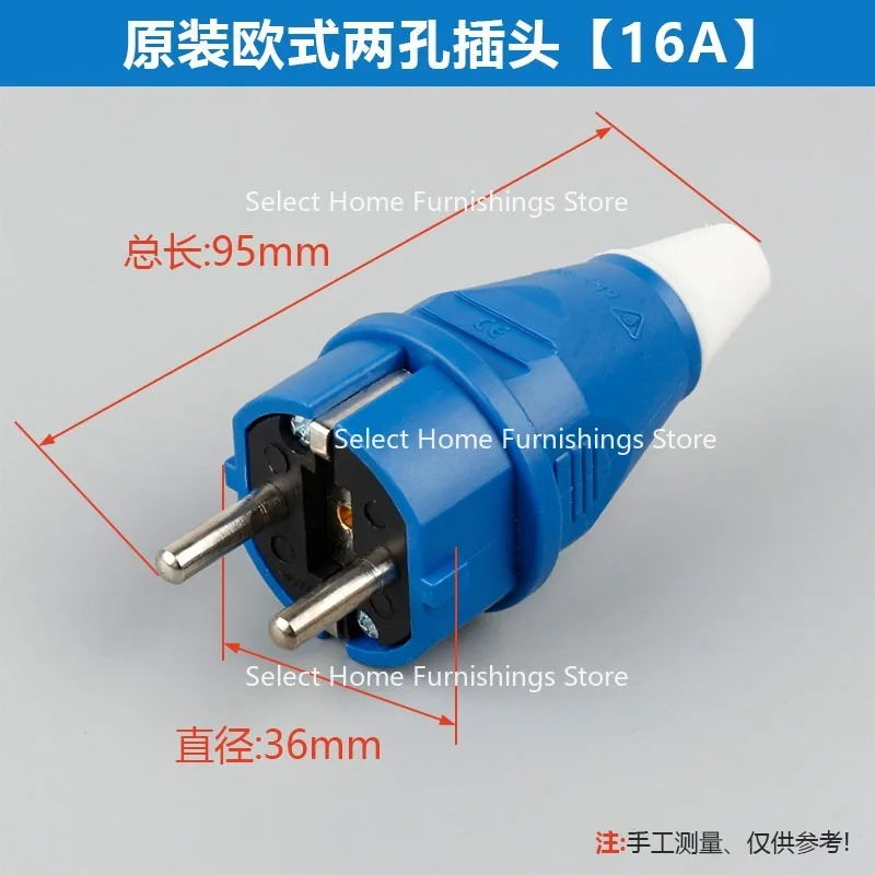 Suitable for Generator Special Plug Socket American Three-hole Copper Foot European Style