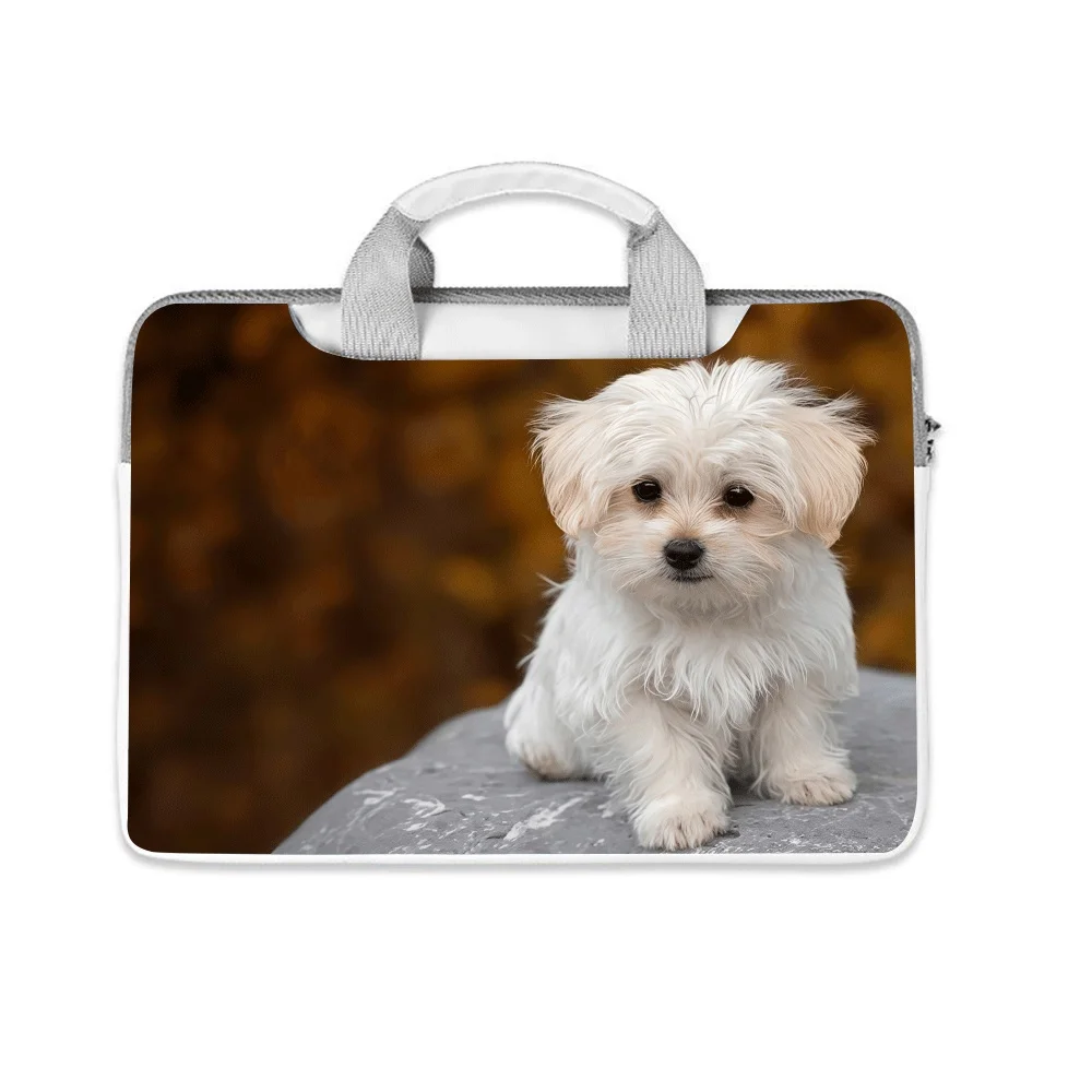 

Popular Puppy Laptop Bag Case 13 14 15 16 Inch Large Capacity Briefcase for Apple MacBook Pro Air Huawei MateBook D14 D15 Gift