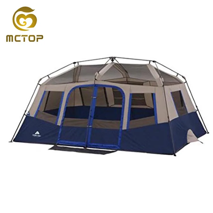 China supplies new luxury folding family carpas waterproof portable large size 4-6 person and Customized outdoor camping tent