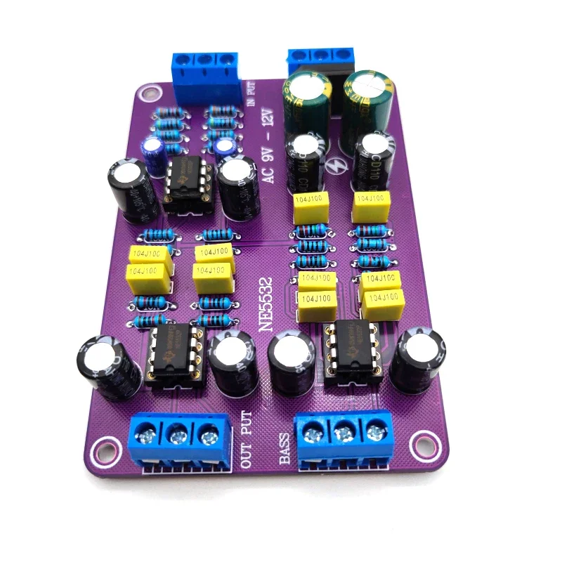 نشط كروس 2 طريقة NE5532 مرشح ما قبل المرحلة تردد مقسم لينكفيتز رايلي