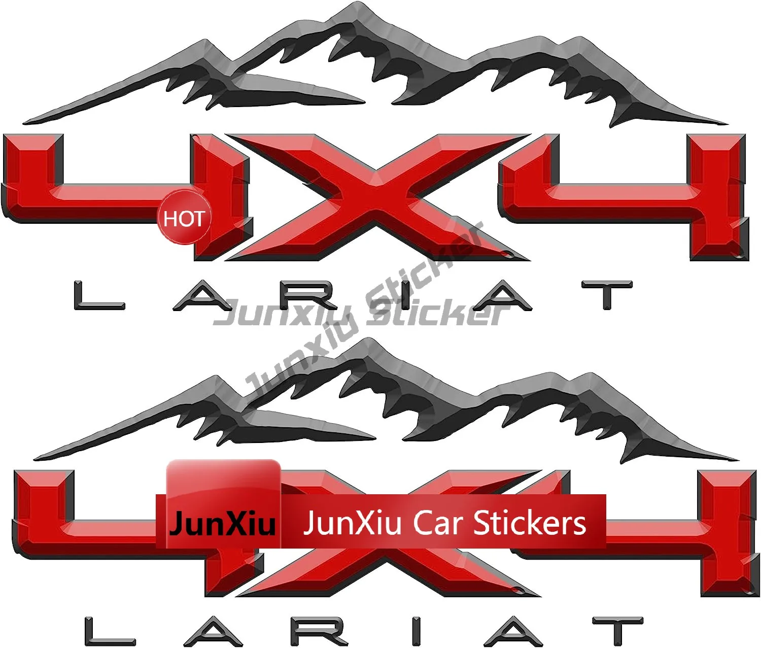 2 Stück 4x4 Roter Bikini-Mädchen Truck-Aufkleber Sexy Autokarosserie-Sticker 4x4 Truck Feuerwehrmann-Aufkleber Orange Feuer Offroad-Dekor Grafik USA – Detail 12