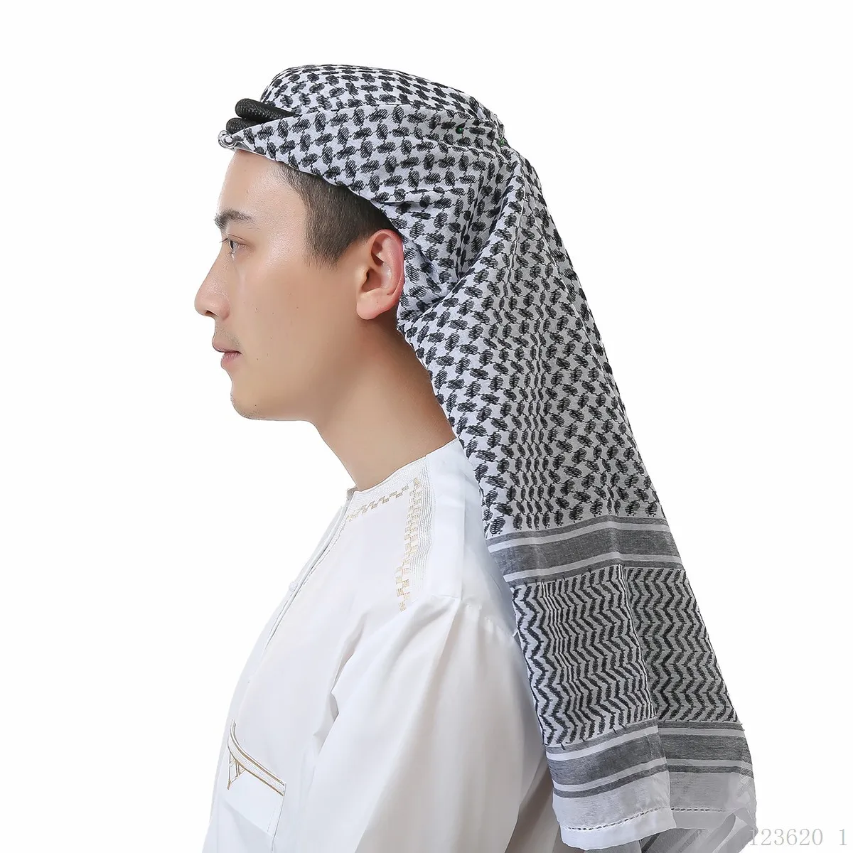 حجاب رجالي المملكة العربية السعودية حجاب رجالي دبي شال طويل بعد عصابة الرأس
