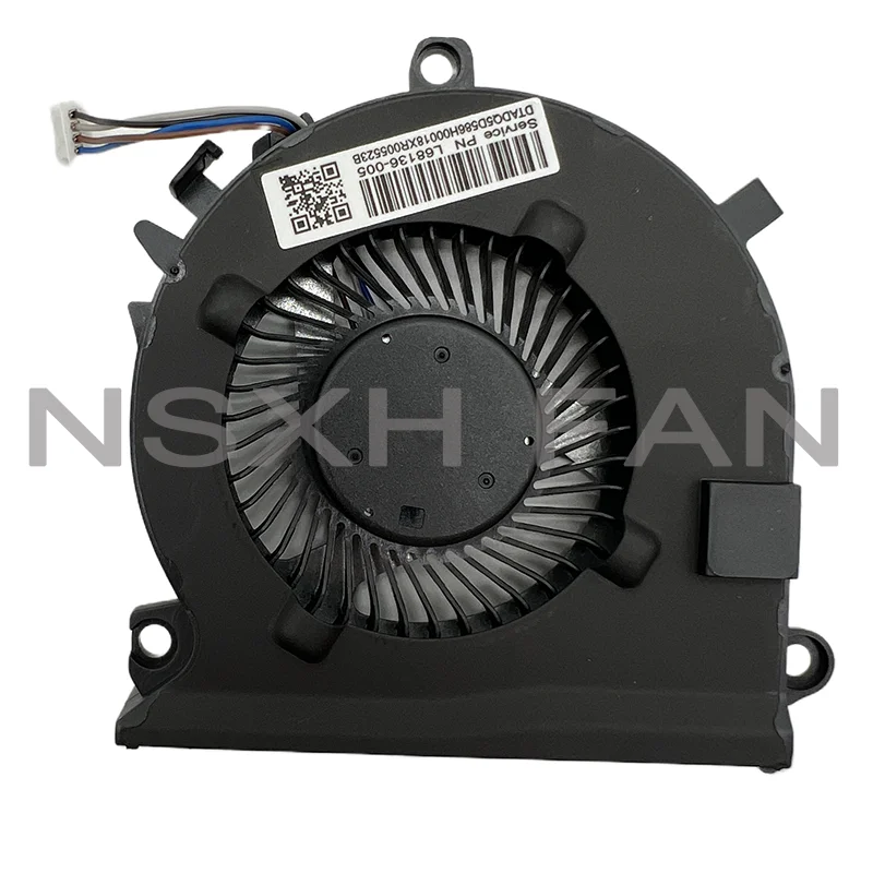 Ventilador de refrigeração CPU para Pavilion Gaming, 15-EC, L77560-001, 15-EC0001NE, 15-EC0045AX, 15-EC0002NG, TPN-Q241, TPN-Q229, Novo