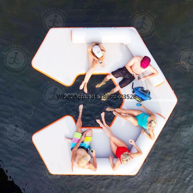 أفضل سجادات عائمة قابلة للنفخ لصالة البحيرة العائمة للبحيرة أو النهرية