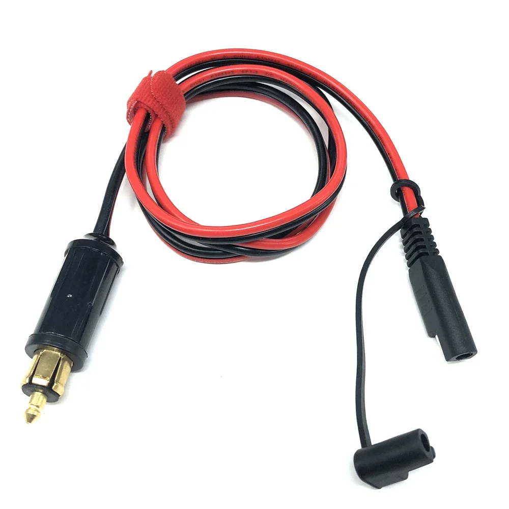 DIY 14AWG Heavy Duty Harness Quick Disconnect Plug SAE to DIN Hella Socket 90cm for BMW Motorcycles