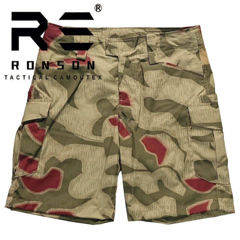 West German Swamp Type 2 Camouflage Tactical Shorts G3 Short pants Wear-resistant Anti-scratch Customized Color