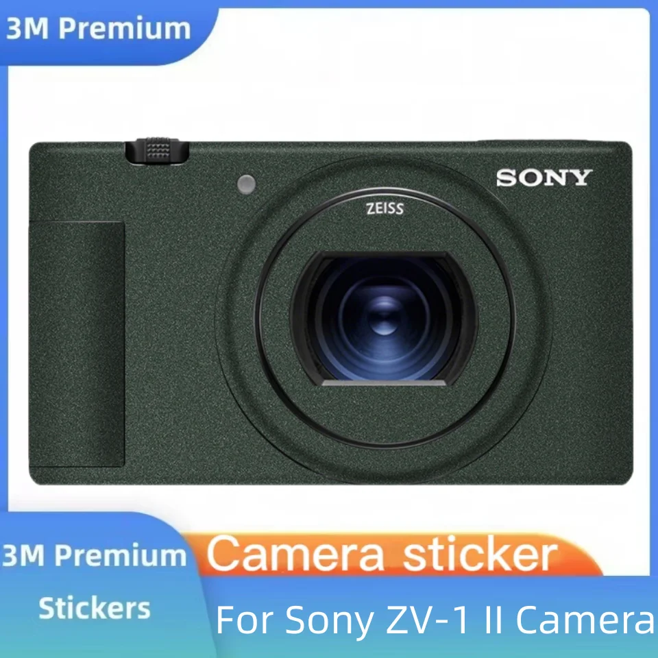 สําหรับ Sony ZV-1 II กล้องรูปลอกผิว Anti-Scratch ไวนิลห่อฟิล์มกล้องป้องกันสติกเกอร์ ZV1 II ZV-1M2 ZV1M2 ZV1 M2