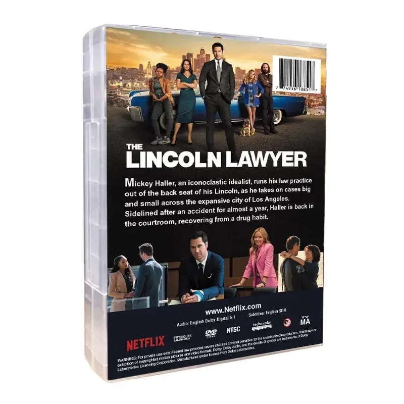 The Lincoln Lawyer Season 1 to 3 Complete Series Collection DVD Box Set