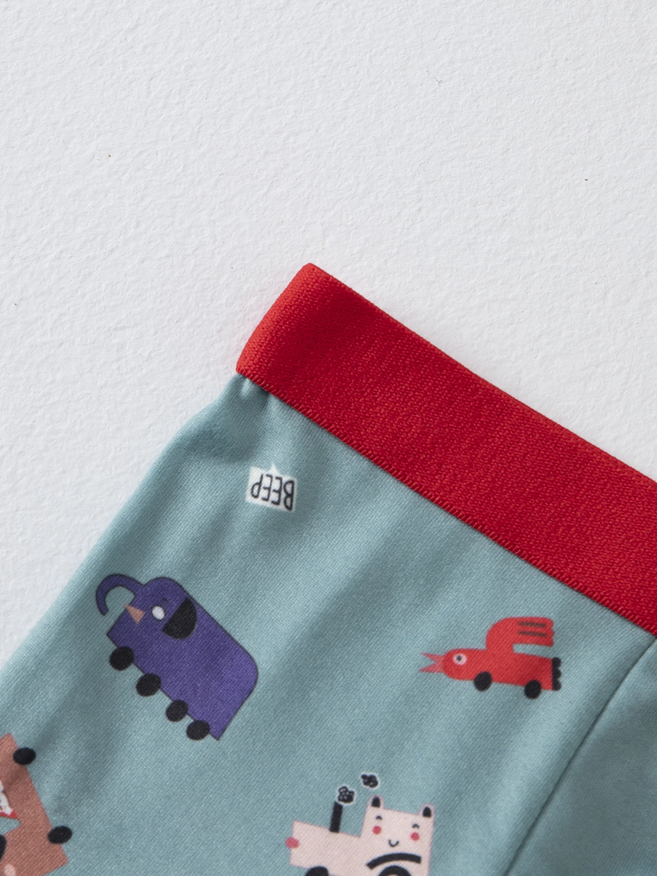 4 Stücke niedlicher Cartoon-Unterwäsche mit elastischem Bund für Jungen für alle Jahreszeiten, bequeme Boxershorts, mehrfarbige Haushalts-Shorts – Detail 11