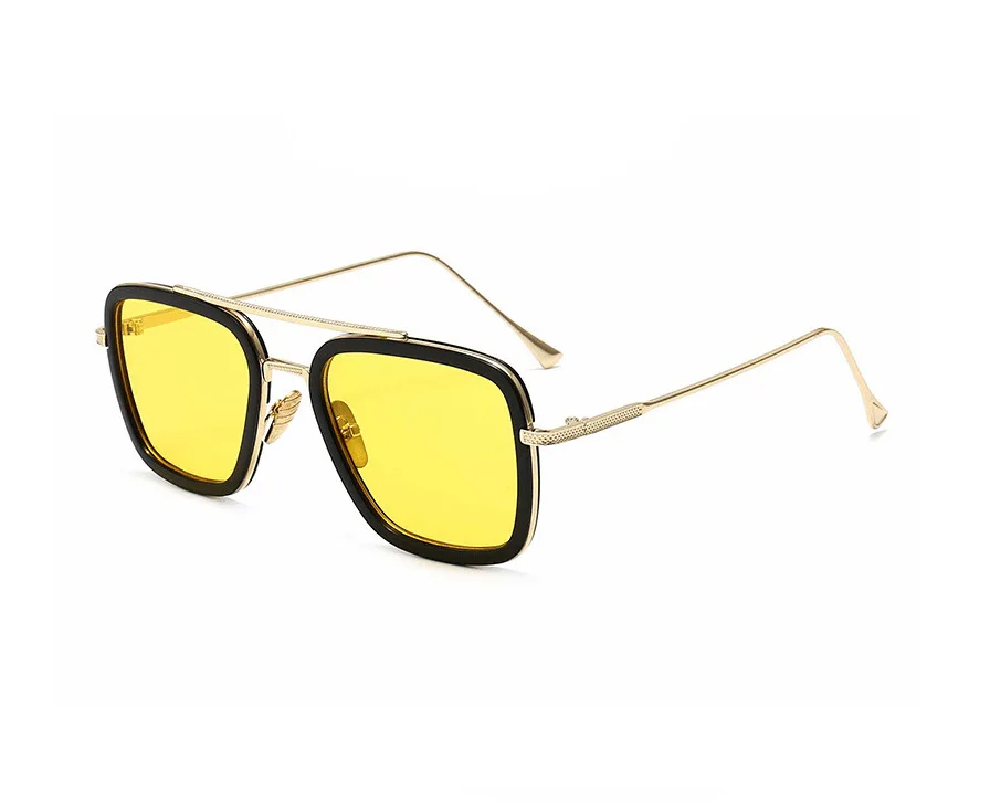 New Iron Man European and American sunglasses men's trendy glasses fashion box Spider-Man same sunglasses manufacturer view 5