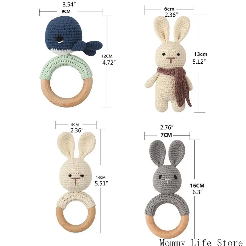 Accesorios chupete bebé forma dophin madera teher dophin