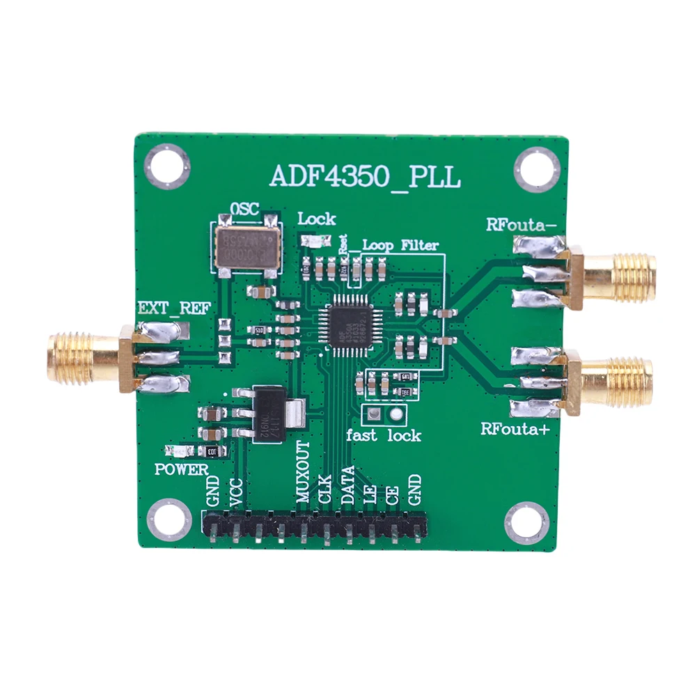 ADF4350 ADF4351 PLL Module 35M/137M-4.4GHz RF Signal Source Module Broadband Low Power RF Signal Source Frequency Synthesizer