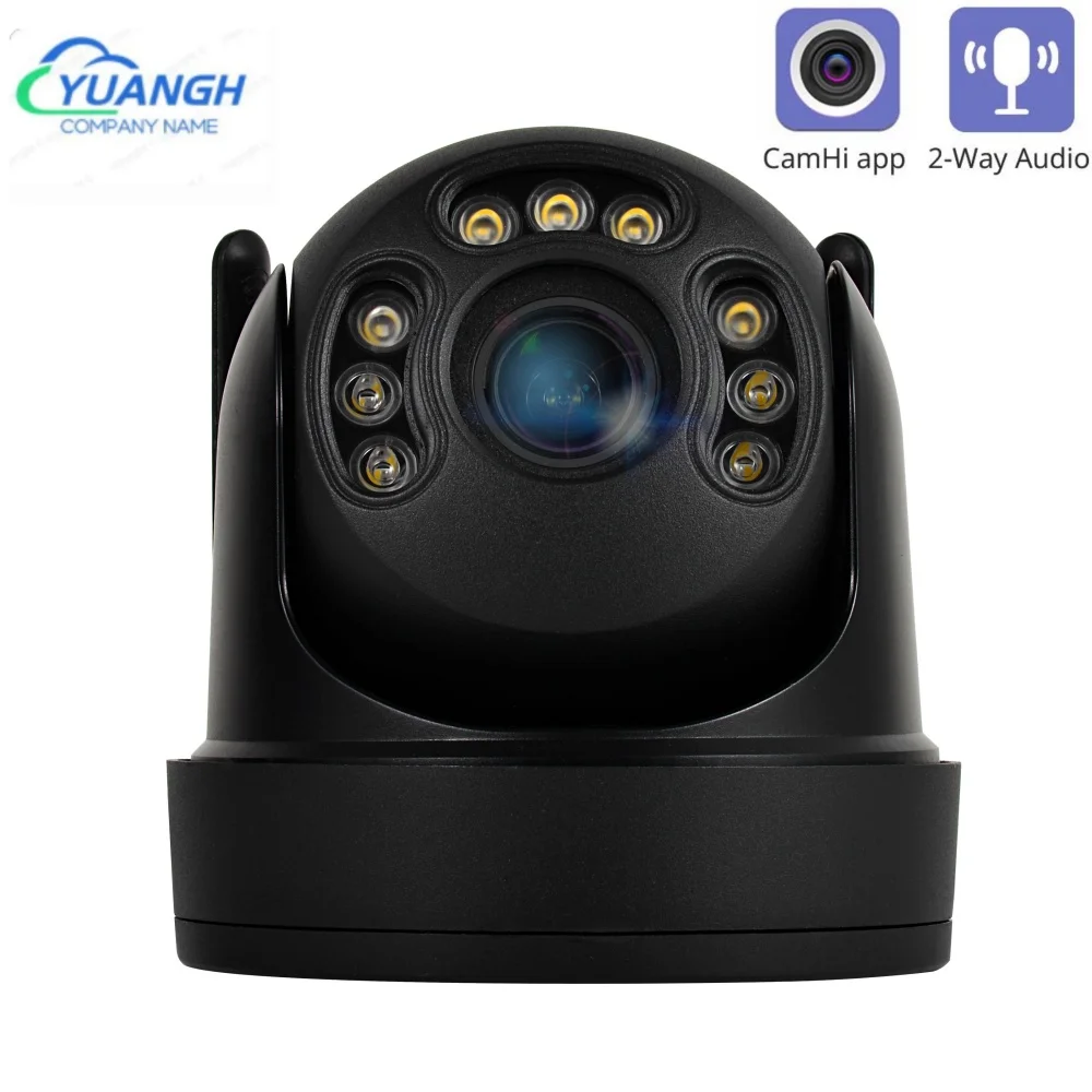 8MP IP Wifi PTZ Camera Wi-Fi 2.7-13.5mm 5X Zoom Waterproof Outdoor Security Protection CamHi pro Camara