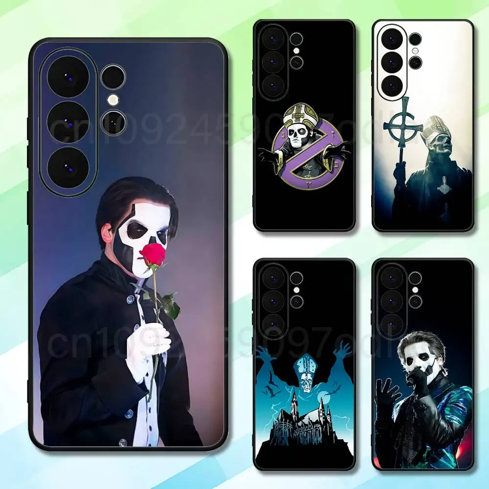 G-Ghost bc Nameless Ghoul For Samsung S25 S24 S23 S26 S22 S21 S20 Lite 5G Ultra Plus Black Soft Phone Case