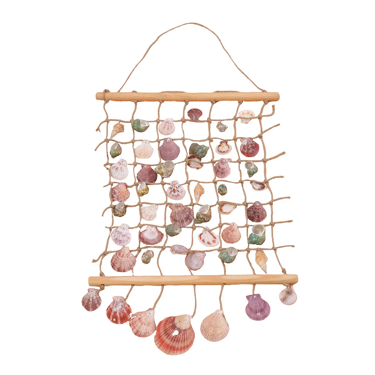 

Mediterranean Shell Hanging Ornaments Medium Size Decorative Curtain Crafts Nursery Kids Room Bedroom Wall Decoration