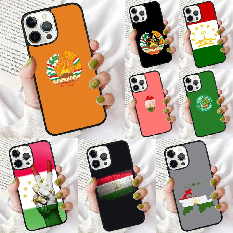 Tajikistan Flag vintage Phone Case for iPhone 16 15 14 12 13 mini PLUS X XS XR 11 PRO MAX Back Cover Fundas Shell