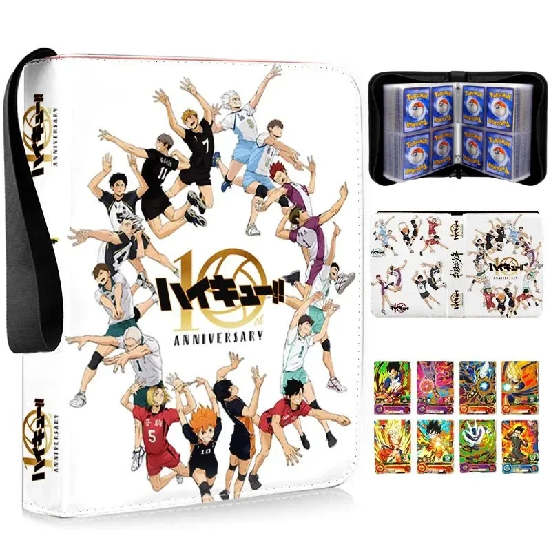 

Хайкю!! Папка для карточек, детские игрушки, коллекция игровых карточек, папка для визитных карточек, аниме, периферийные устройства на молнии, подарок из искусственной кожи