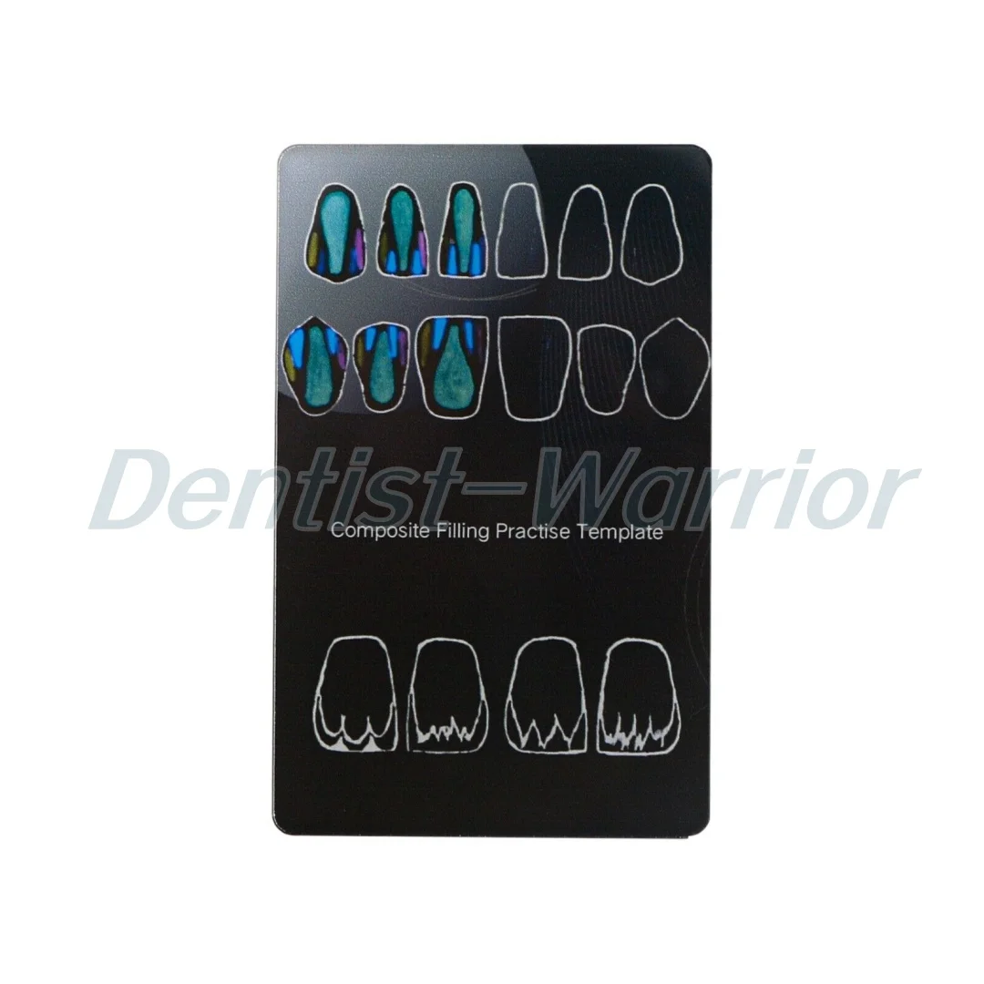 Dental Composite Resin Filling Practise Template Teeth Morphology Board Anatomical Model Study Board