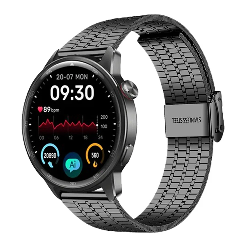 لساعة Realme S2 سوار ساعة من الفولاذ المقاوم للصدأ لساعة Realme 3 Pro حزام معدني Correas reloj لأساور Realme watch s pro