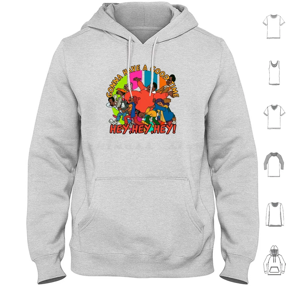 Fat Albert Gonna Have A Good Time Hoodie cotton Long Sleeve Cartoon Fat Albert Cartoons Hey Hey Hey Retro 1970S African