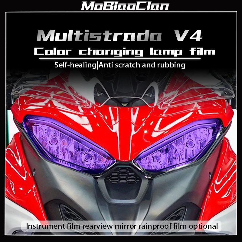 

For Ducati Multistrada V4 Pikes Peak v4S Sport Instrument Film Headlight And Taillight Film Transparent Protective Film Accessor