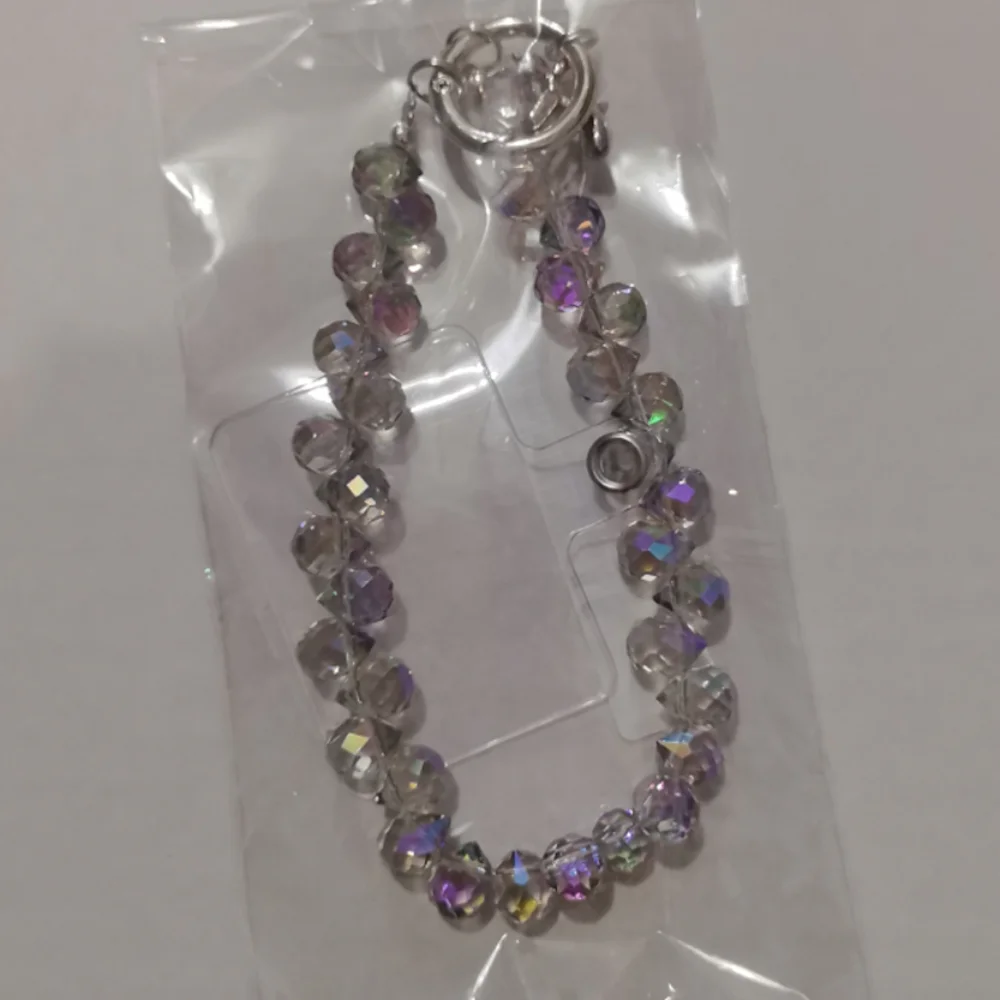 

With Dog Crystal Bead Phone Strap Wrist Chain Color Rhinestone Cell Phone Chain Sparkling Handheld Mobile Phone Lanyard