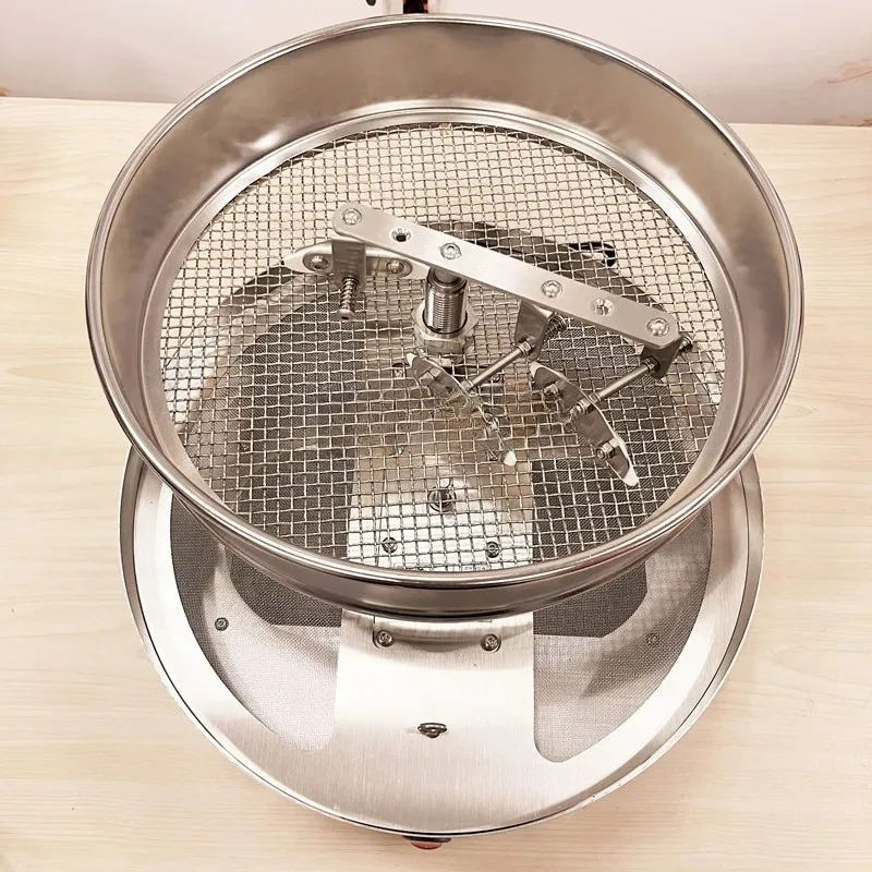 220V/110V 1200g Rotating Coffee Bean Cooling Plate Cooler Double Fan Large Suction Home Roasted Bean Cooling Machine 5