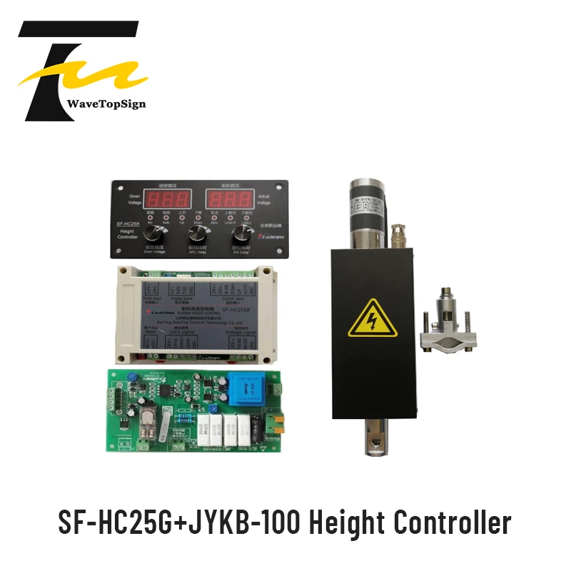 

SF-HC25G Plasma THC ARC Voltage Height Controller With THC Lifter JYKB-100 For Plasma Cutting Machine Height Adjuster NEWCARVE