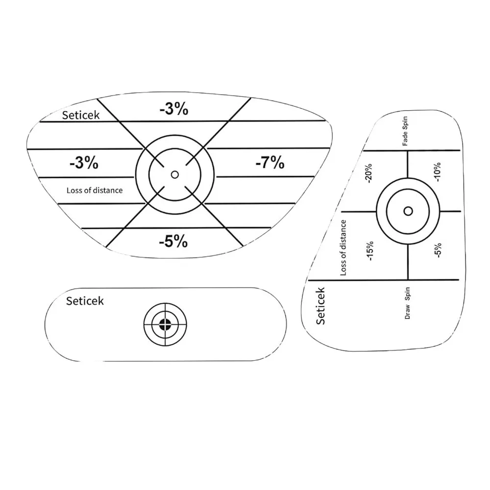 

Sticker Golf Impact Band Label Self Study Best Point to Improve Golf Swing Accuracy and Distance 150 pcs