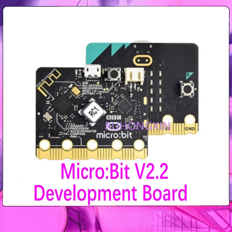 Micro:Bit V2.2 Development Board Extension Graphics Programming Python Youth Maker Main Board