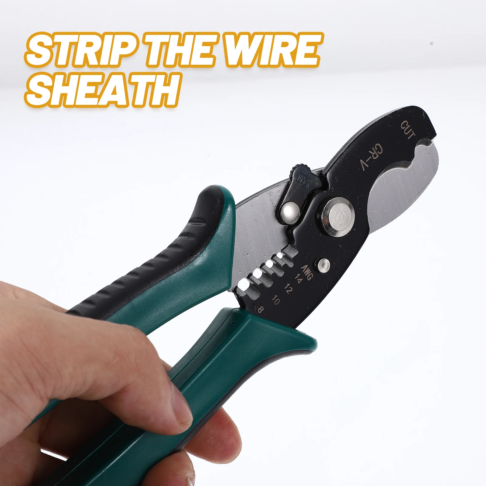 

Wire Strippers Industry Tool Stripping Cable Crimper Short Hair Efficient Pliers