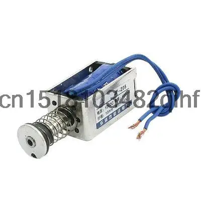 

DC12V 45N/10mm Force Pull Push Плунжер Возврат Соленоид Электромагнит