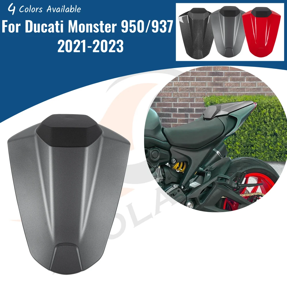 

Monster 950 937 Passenger Pillion Rear Seat Cover Solo Fairing Cowl For Ducati Monster950 2021 2022 2023 Motorcycle Accessories