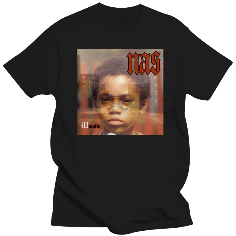 Футболка с обложкой альбома Nas Illmatic