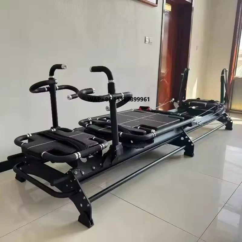 

BunnyHi PLT002 Commercial Megaformer Machine Balance Training Pilates Machine Aluminum Megaformer Pilates Reformer for Gym