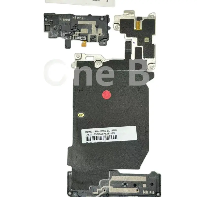 For Samsung Galaxy S21 Ultra S21U Wireless Charging Induction Coil, NFC Module, Soft Cable with Metal Sheet Spare Parts